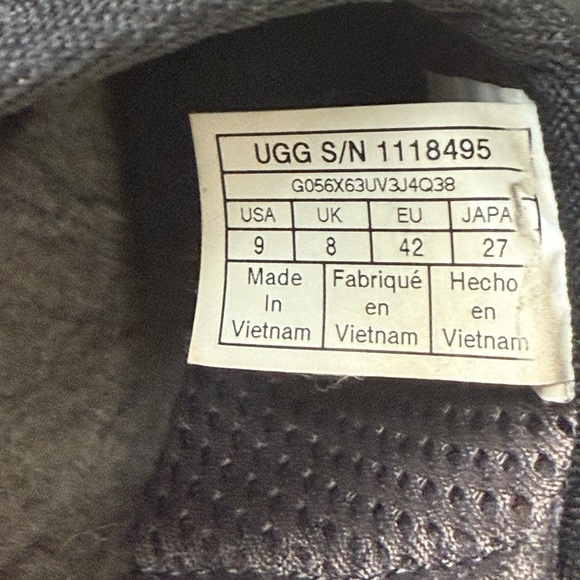 UGG Men's Black Suede Slip-Ons - Picture 5 of 5